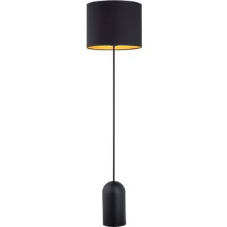 Aspen LP1 Sort/Guld gulvlampe - Ø35 cm, E27, 230V, uden lyskilde