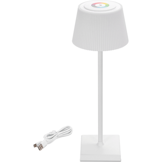 LED BORDLAMPE - 4W RGB+CCT(3000-5000K) Berøringsdæmpning IP54/HVID - Kulør : RGB + CCT (Varm til Kold Hvid)