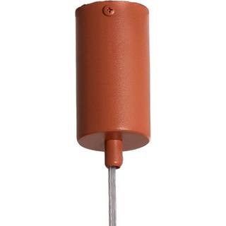 Hængelampe Sopel 1 SIGMA, dæmpbar, Rød, Stue/spisestue, Metal, Moderne