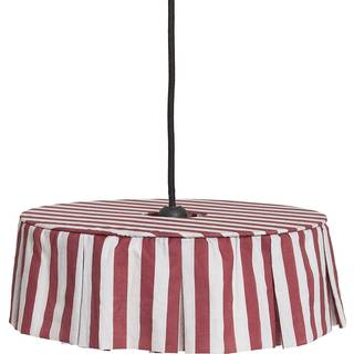 Nobodinoz Vibes Lampeskærm Ø40cm - Lampeskærme Økologisk Bomuld Maroon - D24LAMP40V