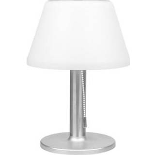 Solar LED-bordlampe i rustfrit stål - 10 LED'er, 2 tilstande