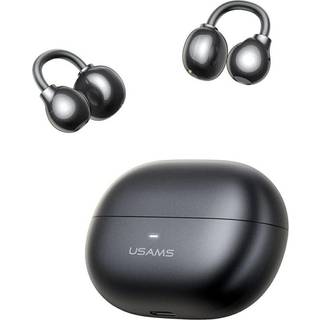 Usams Echo R02 Clip-On trådløse øretelefoner - Sort