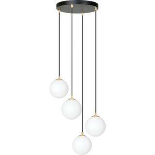 Royal 4 Sort pendellampe - Ø14 cm, E14, 230V, uden lyskilde
