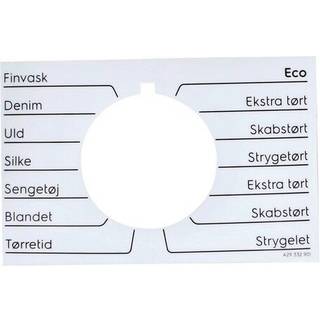 Electrolux programplade, knap, klæbestof, DA 140293329011