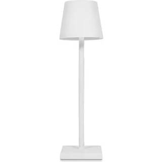Opladelig LED bordlampe Inde/ude - Hvid, IP54 udendørs, touch dæmpbar - Dæmpbar : Dæmpbar, Farve : Hvid