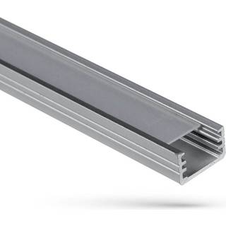 Profil til LED strips WOJSLIM med mælkehvidt cover 2m