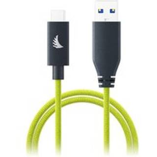 Angelbird Kabel - Solid Flex - 32CM - USB-C 3.2 til USB A - Lime