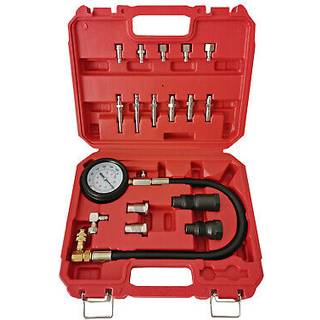 Kompressionstester Kit Til Diesel - 0-70 bar/ 0-1000 PSI - 21-dele