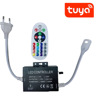 230V RGB WIFI Smart Home CLIP-ON controller - Inkl. endeprop, til 230V, memory funktion, 100 m