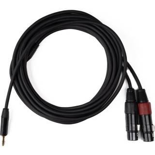 MINIJACK 3,5mm TRS Han til 2x XLR Hun (6m)