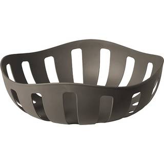Brødkurv plast grå 26,2x8,5 cm