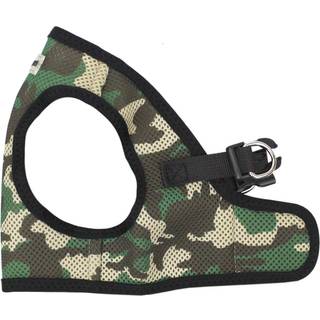 Parisisk k?ledyr Trin i hundesele - Justerbar frihedssele - Green Camo Dog Vest Harness - 100% Mesh Fabric Cooling Dog Harness - Idle for Outdoor