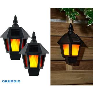 Grundig Solcelledrevet vægbelysning 2-i-1