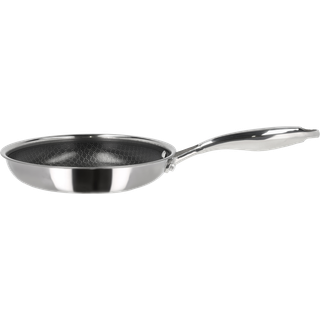 Hybrid 3ply Stegepande fra HOLM - Silver metallic farve - SS304