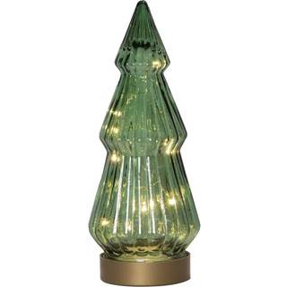 Star Trading Verde glasdekoration LED 24 cm Grøn