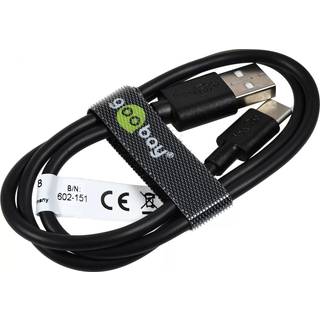 goobay USB-C Lade og Synkroniseringskabel til enheder med USB-C-forbindelse , 0,5m, Sort