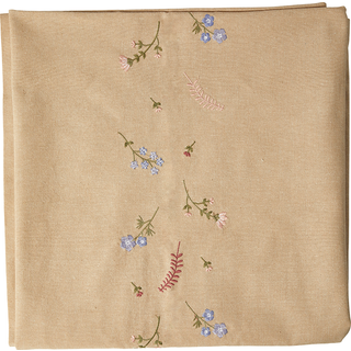 Dacore Bomuld Dug - Natur m. Flora 140 x 320 cm.