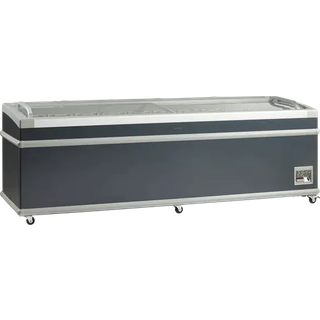Scandomestic SIF900D - Supermarkedsfryser, sort