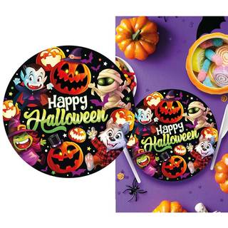 Little Monsters paptallerkner, 23 cm