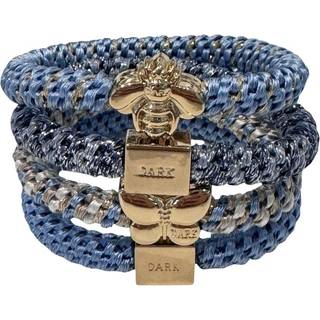 DARK Fat Hair Ties Combo Ibiza Blue Mix 4pcs