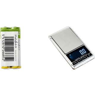 Finvægt til 1kg med 2 AAA Batterier - Digital