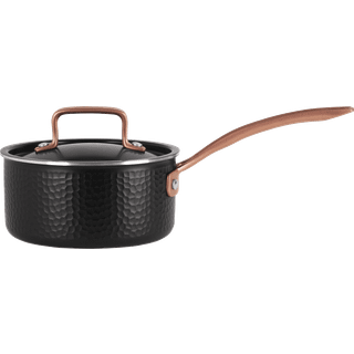 Pepper kasserolle med låg 16 cm / 1,6 liter - Sort - 100 % rustfrit stål med satinfinish