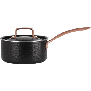 Pepper kasserolle med låg 18 cm / 2,3 liter Sort - 100 % rustfrit stål med satinfinish