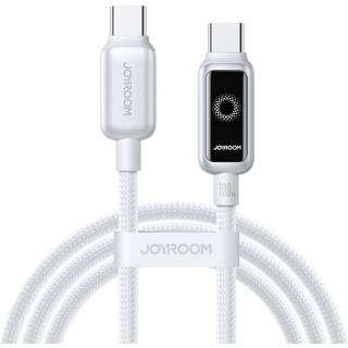 Joyroom USB-C til USB-C hurtigopladningskabel 100W, 1,2m - Hvid
