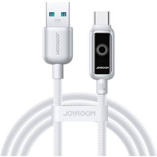Joyroom USB-A til USB-C hurtigopladningskabel 66W, 1,2m - Hvid