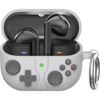 Silikoneskal til Samsung Galaxy Buds3/3 Pro - Male Control/Grå