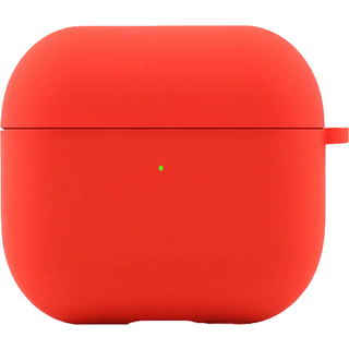 LindeCovers AirPods 3. Gen - Silikone Cover 10 Red Silikonemateriale: Godt greb og beskyttelse mod ridser og stød. Skræddersyet pasform: Designet til AirPods 3. Gen med præcis pasform. Tykkelse:2 mm Tilbehør:Karabinhage.