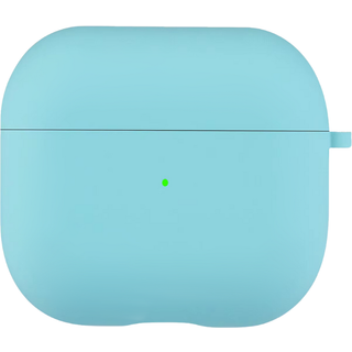 LindeCovers AirPods 3. Gen - Silikone Cover 18 Ice blue Silikonemateriale: Godt greb og beskyttelse mod ridser og stød. Skræddersyet pasform: Designet til AirPods 3. Gen med præcis pasform. Tykkelse:2 mm Tilbehør:Karabinhage.