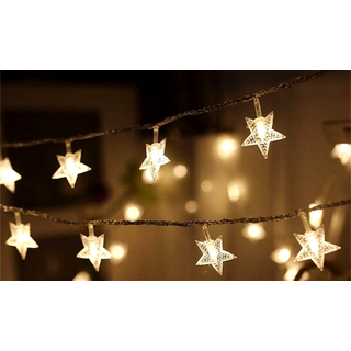 Stjernelyskæde LED 50 lys