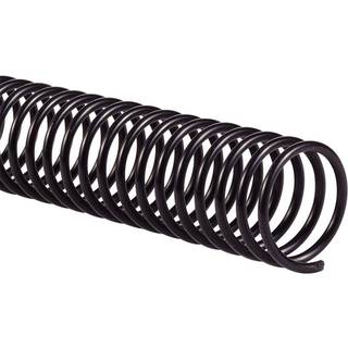 GBC -bindende rygs?jler / spiraler / spoler 22mm 175 ark kapacitet 4: 1 pitch Color Coil Black 100 Pack (9665100G)