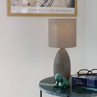 PR Home Bordlampe Uno, Brun/rust, Stue/spisestue, Keramik, Moderne