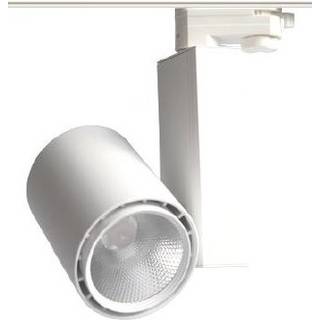 30W skinnespot - Citizen LED chip, 3000K, 60 grader, 1 fase - Dæmpbar : Ikke dæmpbar, Kulør : Varm