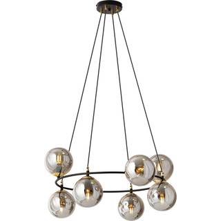 Azura 8 Sort/Grafit pendellampe - Ø14 cm, E14, 230V, uden lyskilde