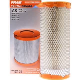 FRAM Extra Guard CA12153 Udskiftning Radial Seal Engine Luftfilter til udvalgte GMC -modeller giver op til 12 måneder eller 12 000 miles filterbe
