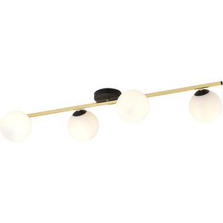 Splendi 4 Sort/Opal loftslampe - Ø14 cm, E14, 230V, uden lyskilde