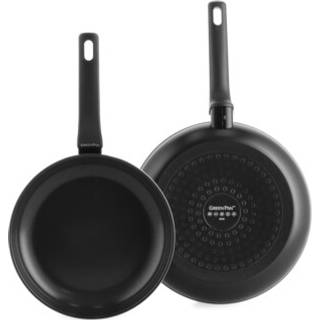 GreenPan Essence stegepandesæt sort 2 stk Ø24/Ø28 cm