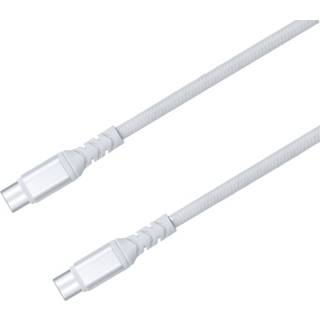 Dacota Platinum USB-C - USB-C kabel 3M, hvid ➞ På lager - klar til levering og afhentning