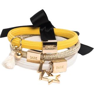 DARK Hair Ties Charm Combo Yellow 3pcs