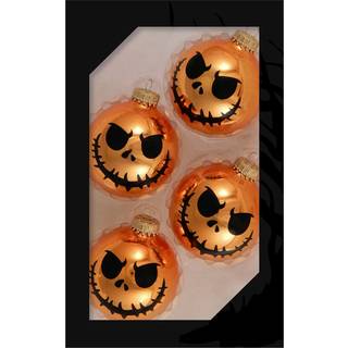 Scary Pumpkin Halloween Weihnachtskugeln Ø6,5cm 4 Stück
