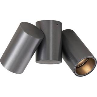 Design indbygget spotlight gunmetal GU10 50mm 2-lys vipbar - Michael