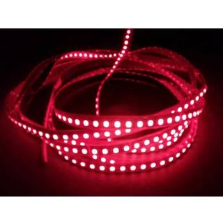 Rød 670 nm 4,8W/m 24V LED strip - 5m, IP20, 60 LED pr. meter