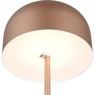 Reality Leuchten LED gulvlampe Jeff, dæmpbar, Brun/rust, Soveværelse, Metal