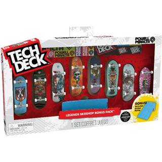 Tech Deck fingerskateboard med neon grip tape - 8 stk