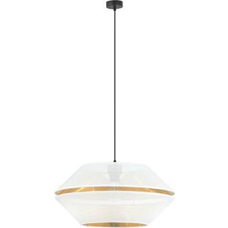Malia 1 Hvid/Guld pendellampe - Ø42 cm, E27, 230V, uden lyskilde