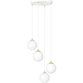 Royal 4 Hvid pendellampe - Ø14 cm, E14, 230V, uden lyskilde