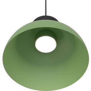 Lunaro 1S Sort/Grøn pendellampe - Ø30 cm, GX53, 230V, uden lyskilde